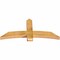Ekena Millwork Bellingham Rough Sawn Timber Gable Bracket, Western Red Cedar, 60"W x 27"H x 4"D x 6"F, 11/12 Pitch GBW060X27X0406BEL00RWR - alternate 3